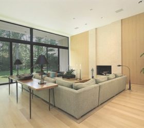 energy efficient home lounge area