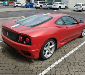 Red Sports Car With Window Tint Treatment